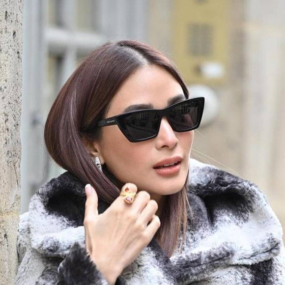NEW Saint Laurent SL276 Mica Sunglasses in Black - Picture 1 of 10